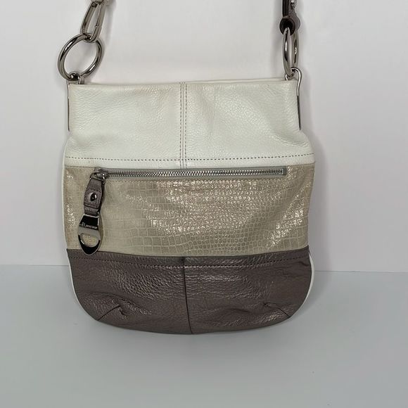 B Makowsky Bag Crossbody|Shoulder Bag Leather Slim Profile Crossbody Bag - Picture 1 of 15